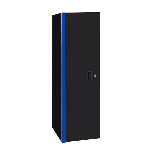 Extreme Tools Side Locker, 3 Drawer, Black/Blue, 24 in W x 30 in D RX243003SLBKBL - main